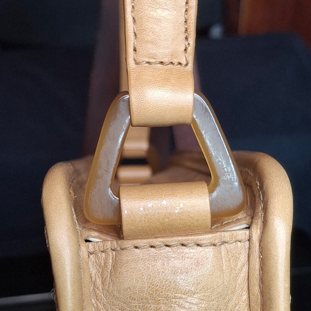 Cole Haan Tan Leather Women's Shoulder Bag Vintage - Picture 5 of 16